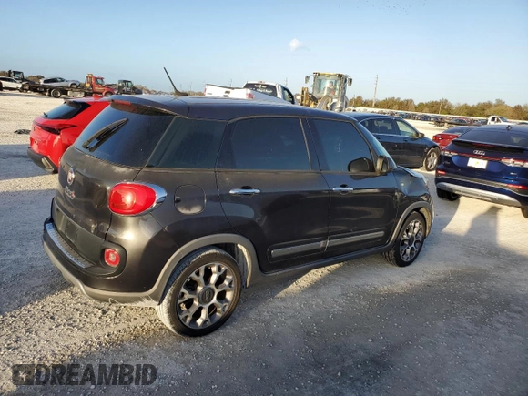 2015 FIAT 500L Urbana Trekking with VIN ZFBCFADH8FZ030792, listed as a Copart auction lot 78655844 with 0 mi miles and Salvage Title. Bid and sale history available at carsss.com. Image 3.