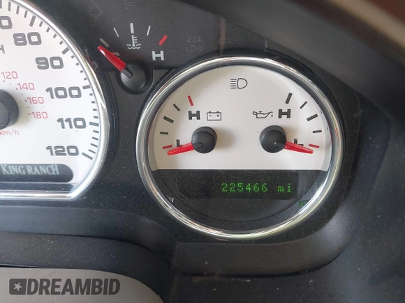 2006 Ford F-150 XLT with VIN 1FTPW14V36KC99313, listed as a IAAI auction lot 42490027 with 225,466 mi miles and . Bid and sale history available at DreamBid. Image 7.
