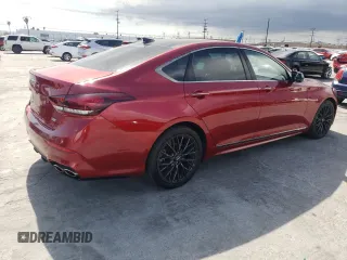 2019 Genesis G80 Sport with VIN KMHGN4JB6KU291019, listed as a Copart auction lot 51709175 with 82,982 mi miles and Salvage title. Bid and sale history available at DreamBid. Image 3.