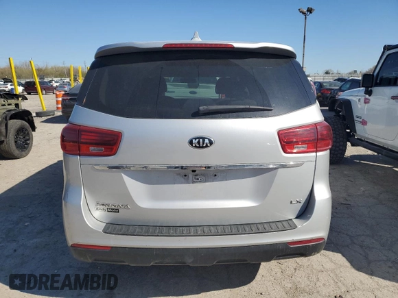 2021 Kia Sedona LX with VIN KNDMB5C19M6669111, listed as a Copart auction lot 53161135 with 132,492 mi miles and Salvage Title. Bid and sale history available at carsss.com. Image 6.