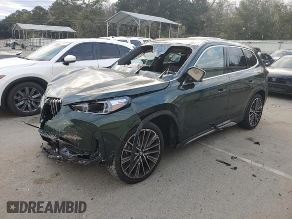 2024 BMW X1 xDrive28i with VIN WBX73EF00R5Y33214, listed as a Copart auction lot 41514035 with 1,278 mi miles and Salvage Title. Bid and sale history available at carsss.com. Image 1.