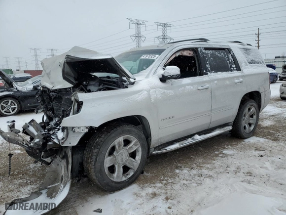2016 Chevrolet Tahoe LTZ with VIN 1GNSKCKC9GR140850, listed as a Copart auction lot 41970335 with 0 mi miles and Salvage Title. Bid and sale history available at carsss.com. Image 1.