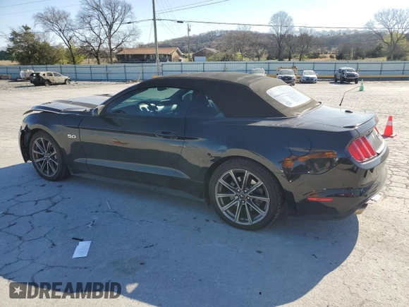 2015 Ford Mustang GT Premium with VIN 1FATP8FF6F5323800, listed as a Copart auction lot 50662865 with 103,673 mi miles and Clean Title. Bid and sale history available at carsss.com. Image 2.