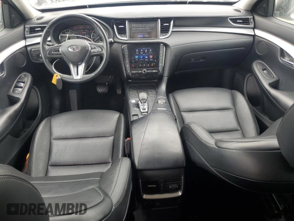 2019 Infiniti QX50 Luxe with VIN 3PCAJ5M36KF135653, listed as a Copart auction lot 58229595 with 108,929 mi miles and Clean title. Bid and sale history available at DreamBid. Image 8.