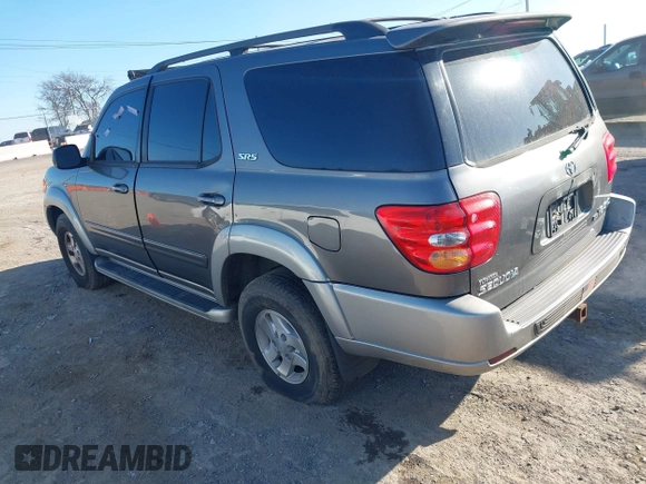 2003 Toyota Sequoia SR5 with VIN 5TDBT44A93S170580, listed as a IAAI auction lot 41739413 with 252,352 mi miles and . Bid and sale history available at DreamBid. Image 3.