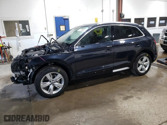 2018 Audi Q5 Premium Plus with VIN WA1BNAFY6J2064914, listed as a Copart auction lot 53778665 with 92,301 mi miles and Salvage Title. Bid and sale history available at carsss.com. Image 1.