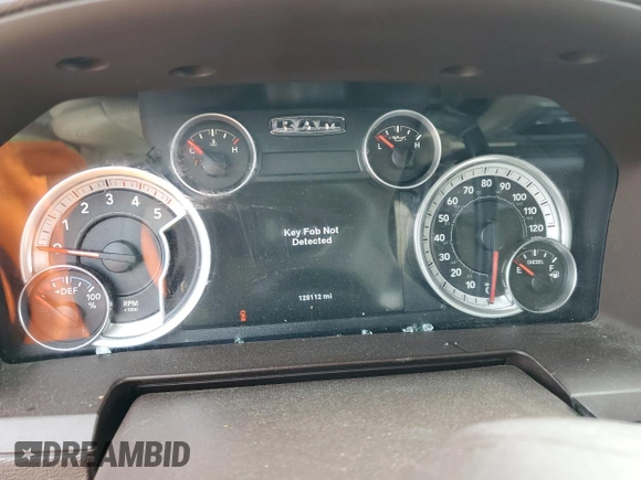 2014 Ram 2500 Laramie with VIN 3C6UR5FLXEG179678, listed as a Copart auction lot 53388095 with 128,112 mi miles and Salvage title. Bid and sale history available at DreamBid. Image 9.