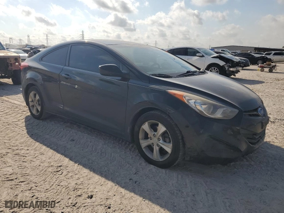 2013 Hyundai Elantra Coupe GS PZEV with VIN KMHDH6AE2DU016590, listed as a Copart auction lot 71871844 with NaN miles and Clean Title. Bid and sale history available at carsss.com. Image 4.