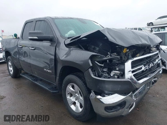 2020 Ram 1500 Big Horn with VIN 1C6SRFBT2LN372298, listed as a IAAI auction lot 41493691 with 73,172 mi miles. Bid and sale history available at carsss.com. Image 1.