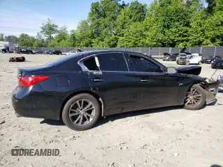 2017 Infiniti Q50 Premium with VIN JN1EV7AR2HM838907, listed as a Copart auction lot 56480525 with 161,304 mi miles and Salvage title. Bid and sale history available at DreamBid. Image 3.