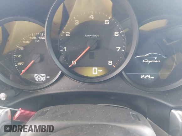 2024 Porsche 718 Cayman with VIN WP0AA2A83RK255017, listed as a IAAI auction lot 41745890 with 15,429 mi miles and . Bid and sale history available at DreamBid. Image 7.