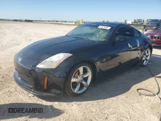 2005 Nissan 350Z Touring with VIN JN1AZ34E55M653623, listed as a Copart auction lot 81674934 with Not Provided miles and Non Repairable. Bid and sale history available at carsss.com. Image 1.