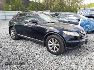 2008 Infiniti FX z VIN JNRAS08W98X201907, wystawiony jako Copart lot #56296865 z przebiegiem 106 294 mil mil oraz Czysty tytuł • Clean title. Historia ofert i sprzedaży dostępna na DreamBid. Obrazek 4.