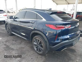 2022 Infiniti QX55 Essential with VIN 3PCAJ5K33NF115755, listed as a IAAI auction lot 41445124 with 19,852 mi miles and . Bid and sale history available at DreamBid. Image 3.