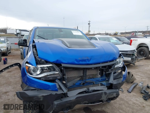 2018 Chevrolet Colorado 4WD ZR2 with VIN 1GCGTEEN7J1208489, listed as a IAAI auction lot 41314735 with 27,600 mi miles. Bid and sale history available at carsss.com. Image 6.