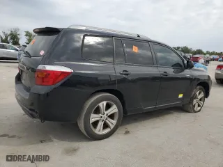 2009 Toyota Highlander Sport with VIN JTEDS43A492069911, listed as a Copart auction lot 76089084 with 182,883 mi miles and Non Repairable. Bid and sale history available at carsss.com. Image 3.