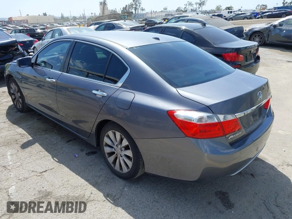 2013 Honda Accord EX-L with VIN 1HGCR2F89DA088124, listed as a IAAI auction lot 41961736 with 157,569 mi miles and . Bid and sale history available at DreamBid. Image 3.