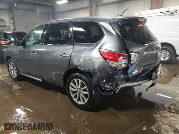 2015 Nissan Pathfinder Platinum with VIN 5N1AR2MN9FC616004, listed as a Copart auction lot 49811145 with 104,219 mi miles and Salvage Title. Bid and sale history available at DreamBid. Image 2.