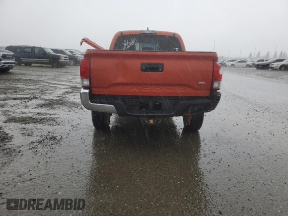 2017 Toyota Tacoma SR5 with VIN 3TMDZ5BN7HM025726, listed as a Copart auction lot 47418515 with 130,436 mi miles and Salvage Title. Bid and sale history available at carsss.com. Image 6.