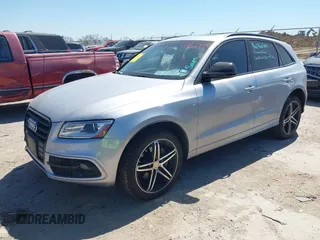 2016 Audi Q5 Premium Plus with VIN WA1D7AFP2GA074204, listed as a IAAI auction lot 41870899 with 90,579 mi miles. Bid and sale history available at carsss.com. Image 2.