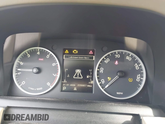 2012 Land Rover LR4 HSE with VIN SALAG2D45CA622299, listed as a IAAI auction lot 42029833 with 226,867 mi miles and . Bid and sale history available at DreamBid. Image 7.