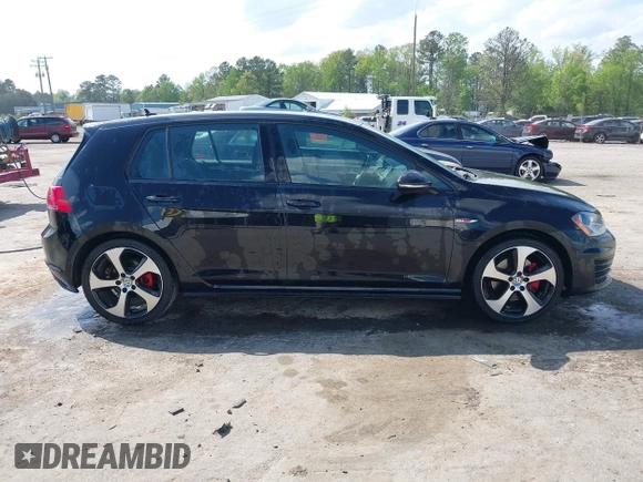 2016 Volkswagen Golf GTI SE with VIN 3VW4T7AU6GM039229, listed as a IAAI auction lot 42073161 with 74,049 mi miles. Bid and sale history available at carsss.com. Image 13.
