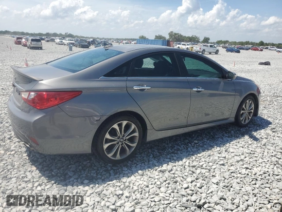 2014 Hyundai Sonata SE with VIN 5NPEC4AC7EH830904, listed as a Copart auction lot 52088375 with 212,206 mi miles and Salvage Title. Bid and sale history available at DreamBid. Image 3.