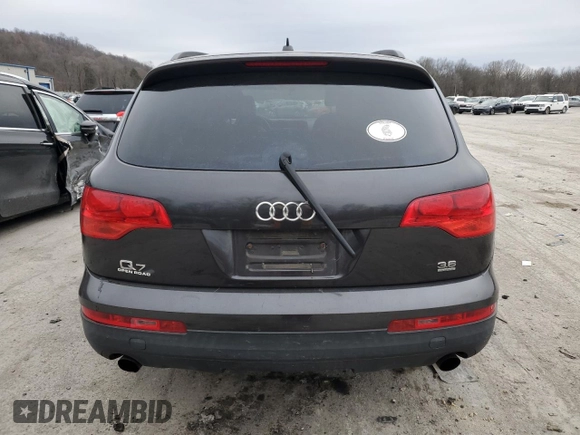 2008 Audi Q7 3.6L with VIN WA1AY74L48D054992, listed as a Copart auction lot 83196964 with 0 mi miles and Clean Title. Bid and sale history available at carsss.com. Image 6.