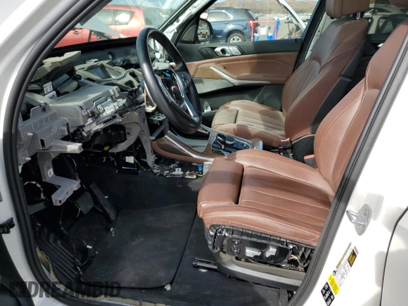 2020 BMW X7 xDrive40i with VIN 5UXCW2C06L9B79990, listed as a Copart auction lot 74017634 with 0 mi miles and Non Repairable. Bid and sale history available at carsss.com. Image 7.
