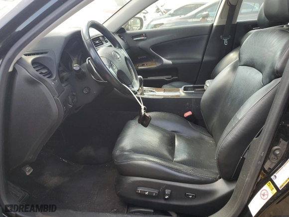 2010 Lexus IS 250 with VIN JTHCF5C27A5039015, listed as a Copart auction lot 70007494 with 172,052 mi miles and Salvage Title. Bid and sale history available at carsss.com. Image 7.