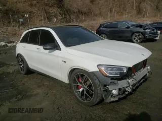 2021 Mercedes-Benz GLC with VIN W1N0G6EB8MF919412, listed as a Copart auction lot 46492315 with 47,180 mi miles and Salvage Title. Bid and sale history available at carsss.com. Image 12.