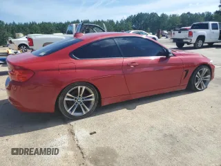 2015 BMW 4 Series 428i with VIN WBA3N3C50FK232924, listed as a Copart auction lot 60427945 with 143,599 mi miles and Salvage title. Bid and sale history available at DreamBid. Image 3.