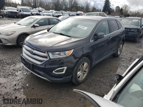 2017 Ford Edge SEL with VIN 2FMPK3J96HBC27416, listed as a Copart auction lot 45054095 with 92,509 mi miles and Salvage Title. Bid and sale history available at carsss.com. Image 1.
