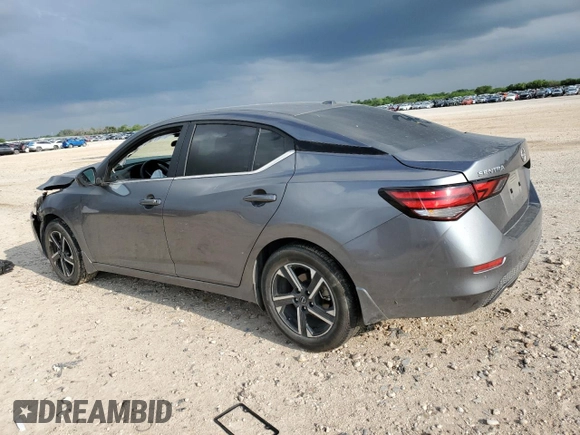 2024 Nissan Sentra SV z VIN 3N1AB8CV0RY323832, wystawiony jako Copart lot #55803155 z przebiegiem 7 346 mil mil oraz Szkoda całkowita • Salvage title. Historia ofert i sprzedaży dostępna na DreamBid. Obrazek 2.