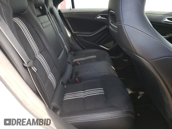 2018 Mercedes-Benz CLA with VIN WDDSJ4EB7JN533819, listed as a Copart auction lot 43959063 with 107,558 mi miles. Bid and sale history available at carsss.com. Image 10.
