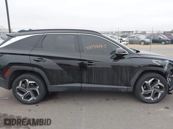 2022 Hyundai Tucson Limited with VIN 5NMJECAE3NH085814, listed as a IAAI auction lot 41058163 with 65,117 mi miles. Bid and sale history available at carsss.com. Image 14.