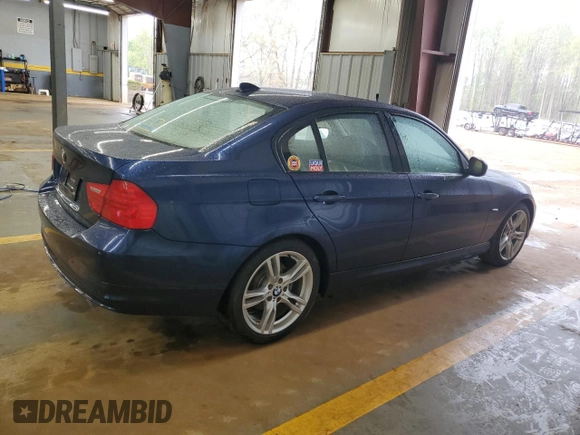 2011 BMW 3 Series 328i with VIN WBAPH7G50BNN07677, listed as a Copart auction lot 50345865 with 99,454 mi miles and Salvage Title. Bid and sale history available at carsss.com. Image 3.