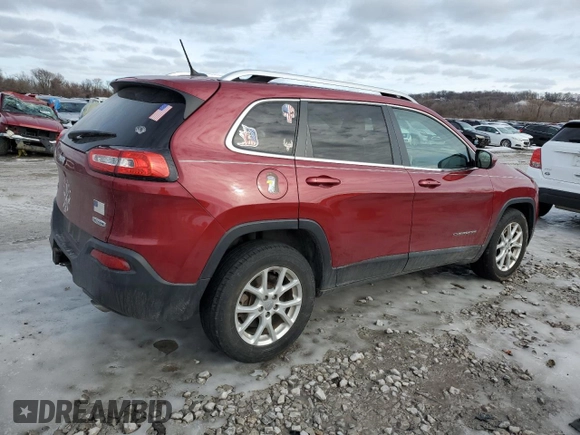 2014 Jeep Cherokee Altitude with VIN 1C4PJMCS7EW230154, listed as a Copart auction lot 88970105 with 75,482 mi miles and Salvage Title. Bid and sale history available at carsss.com. Image 3.