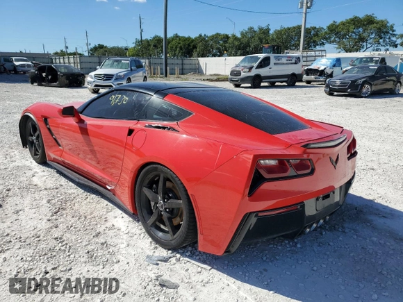 2015 Chevrolet Corvette 1LT with VIN 1G1YA2D72F5118591, listed as a Copart auction lot 64476962 with 91,730 mi miles. Bid and sale history available at carsss.com. Image 3.