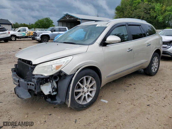 2014 Buick Enclave Leather with VIN 5GAKRBKD4EJ187725, listed as a Copart auction lot 51662695 with 188,938 mi miles and Non Repairable. Bid and sale history available at carsss.com. Image 1.