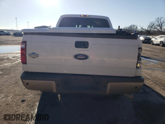 2012 Ford F-250 XL with VIN 1FT7W2BT9CEB39549, listed as a Copart auction lot 43108465 with 175,427 mi miles and Salvage Title. Bid and sale history available at DreamBid. Image 6.