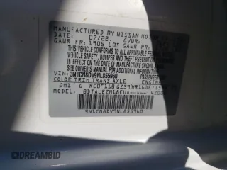2022 Nissan Versa S with VIN 3N1CN8DV9NL855960, listed as a Copart auction lot 73830144 with Not provided miles and Salvage title. Bid and sale history available at DreamBid. Image 13.