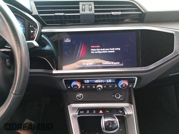 2023 Audi Q3 S line Premium with VIN WA1DECF39P1106631, listed as a IAAI auction lot 42793227 with 45,625 mi miles and . Bid and sale history available at DreamBid. Image 4.