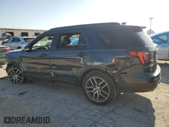 2017 Ford Explorer Sport with VIN 1FM5K8GT2HGD82948, listed as a Copart auction lot 57277915 with 93,594 mi miles and Clean title. Bid and sale history available at DreamBid. Image 2.