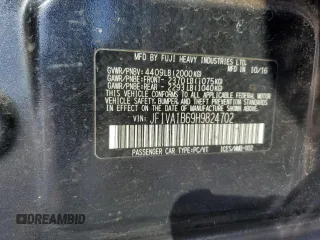 2017 Subaru WRX with VIN JF1VA1B69H9824702, listed as a Copart auction lot 46978235 with 147,213 mi miles and Salvage Title. Bid and sale history available at carsss.com. Image 14.