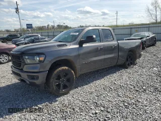 2021 Ram 1500 Big Horn with VIN 1C6SRFBTXMN813905, listed as a Copart auction lot 49652485 with 35,175 mi miles and Salvage Title. Bid and sale history available at carsss.com. Image 1.