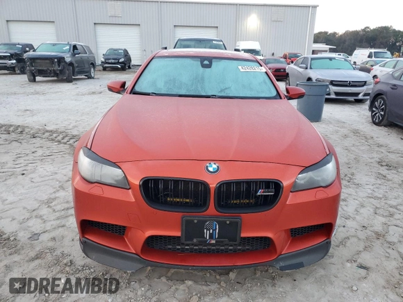 2014 BMW M5 with VIN WBSFV9C56ED097172, listed as a Copart auction lot 42428215 with 120,429 mi miles and Clean Title. Bid and sale history available at carsss.com. Image 5.