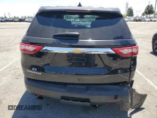 2021 Chevrolet Traverse LS with VIN 1GNERFKWXMJ242575, listed as a Copart auction lot 57480565 with 105,810 mi miles and Salvage title. Bid and sale history available at DreamBid. Image 6.
