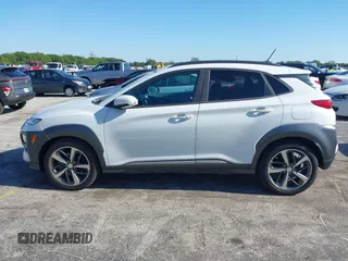 2018 Hyundai Kona Limited with VIN KM8K33A59JU080173, listed as a IAAI auction lot 42041992 with 37,513 mi miles. Bid and sale history available at carsss.com. Image 14.