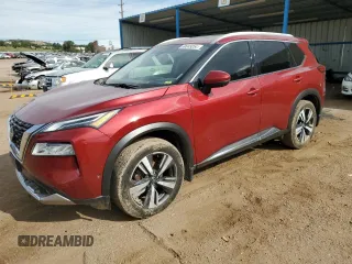 2021 Nissan Rogue Platinum with VIN JN8AT3DDXMW310514, listed as a Copart auction lot 69045054 with 73,225 mi miles and Salvage Title. Bid and sale history available at DreamBid. Image 1.